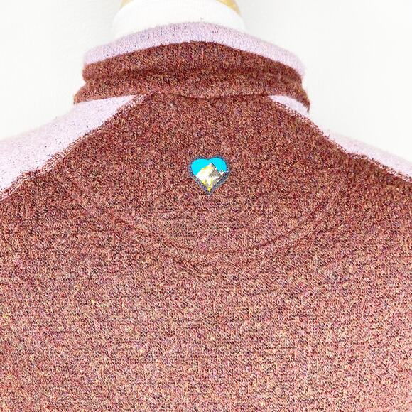 Kuhl Alfpaca Pink Color Block Zip Up Hiking Sweatshirt Small - Picture 5 of 8